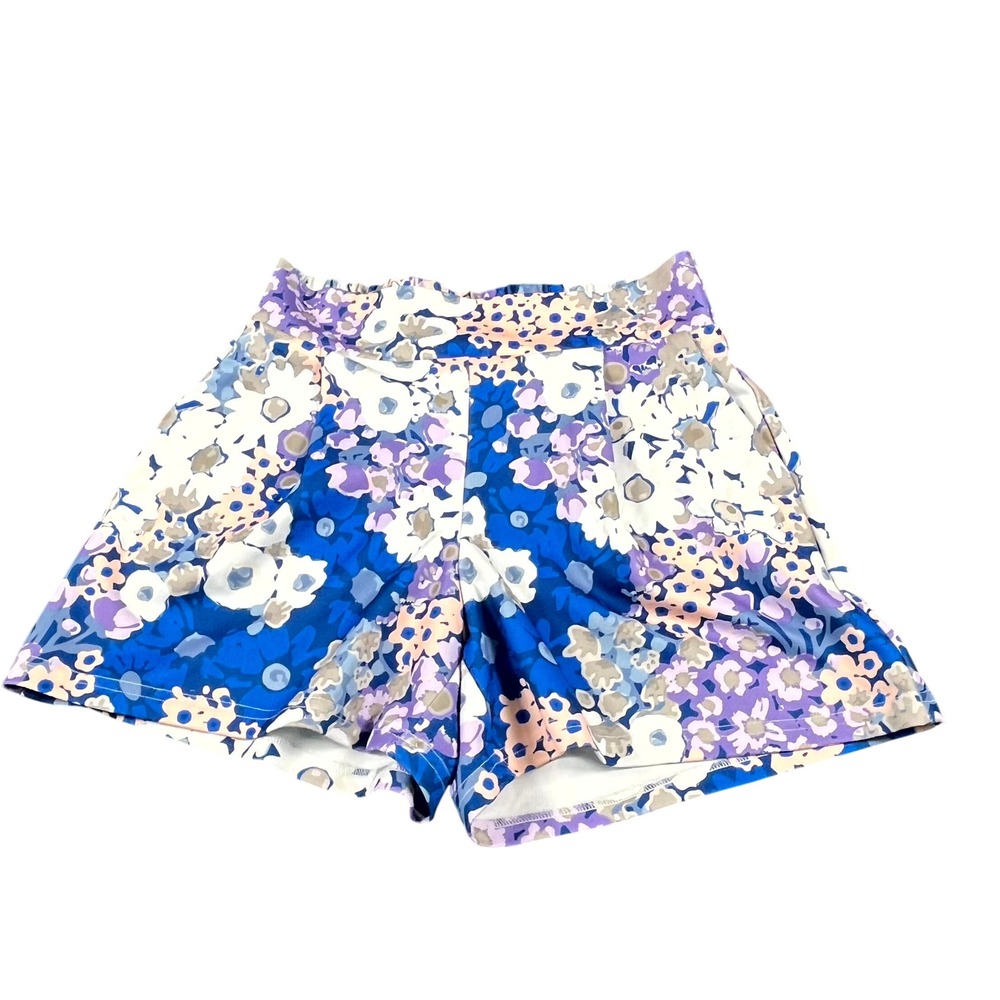 Verona Shorts Women's 8 Multicolor Floral Print Relaxed Fit High Waisted Outdoor